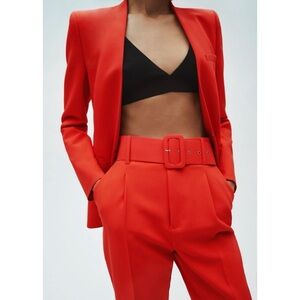 Bright Orange Two Piece Suit
